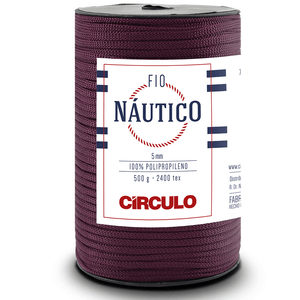 Fio Nautico 5mm 500g 3862 Uva-Passa - Circulo